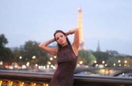 Lavinia Biancalani, Eiffel Tour, Missoni, Paris Fashion Week, Paris at night