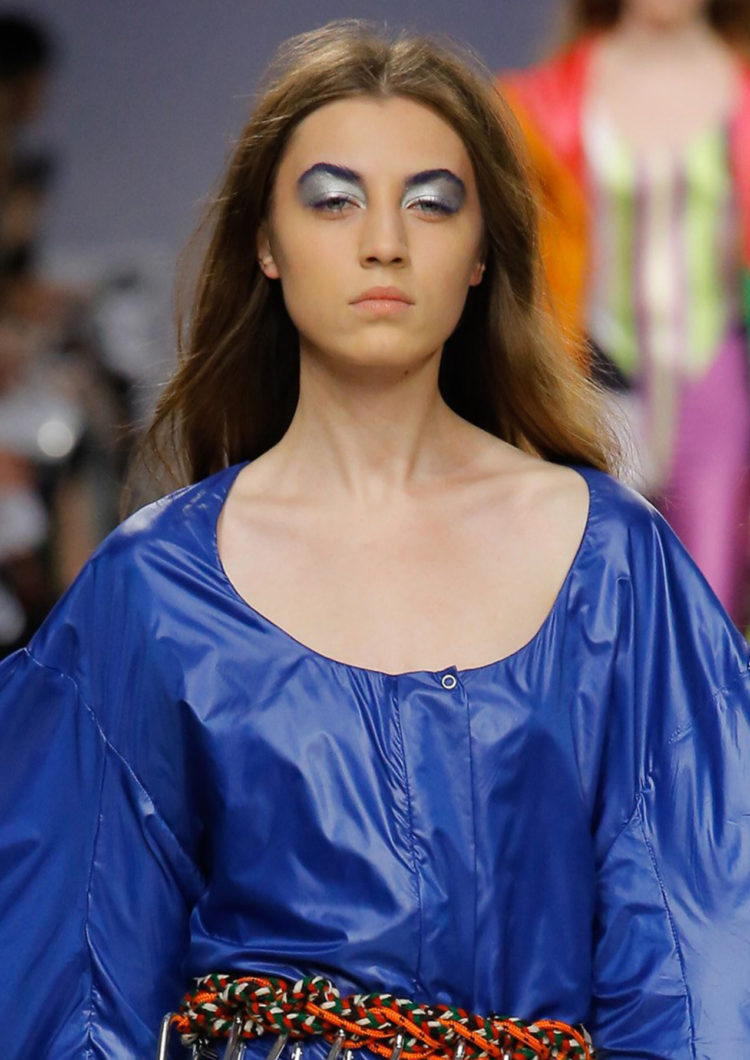 beauty, make up, hair, blu, color, fall 1017, bianca balzano, fall winter 2017, autunno inverno 2017